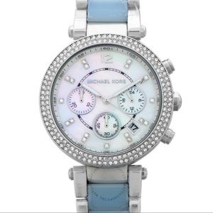 Michael Kors Quartz Mother Of Pearl Dial Watch
